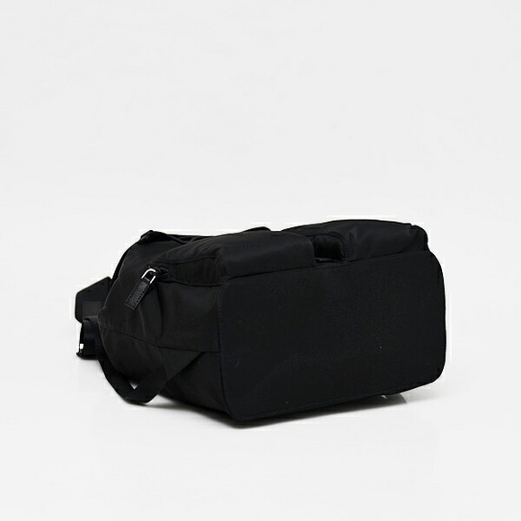 Prada Tessuto Nylon Leather Backpack Black - Picture 9 of 11